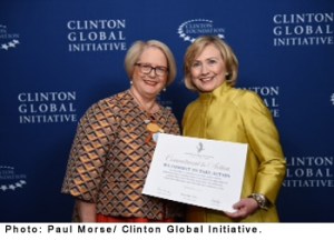 Larke-Riemer-and-Hillary-Clinton